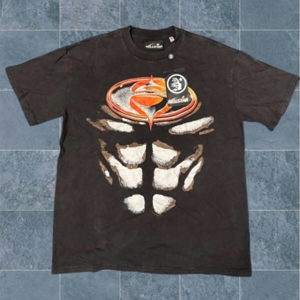 Black Graphic Tee with Bold Design